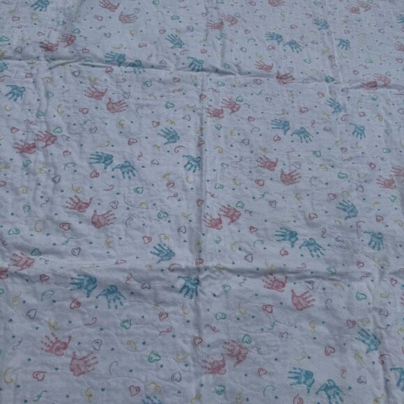 Handmade Cross Stitch Baby Crib Quilt “Owl & Friends “ by Jack Dempsey Completed - Picture 2 of 7